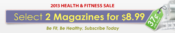 Discount Mags health and fitness sale