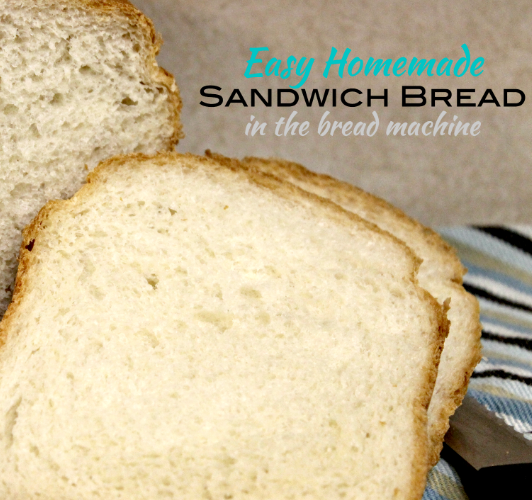 easy homemade sandwich bread machine