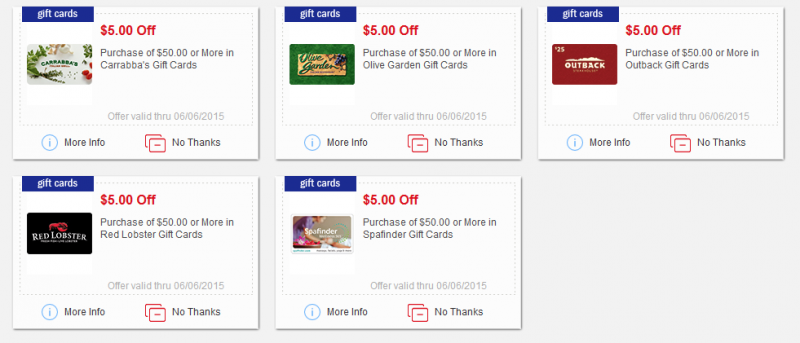 New Meijer Mperks Gift Card Coupons Olive Garden Outback Red
