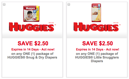 New Huggies Coupons: Save $2.50 off 1 diaper package! • Bargains to Bounty