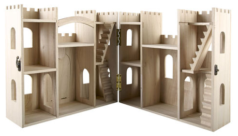 artminds wood castle dollhouse