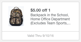 Meijer backpacks outlet