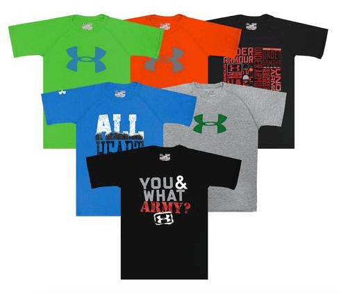 3 for $25 Under Armour Shirts for Boys 