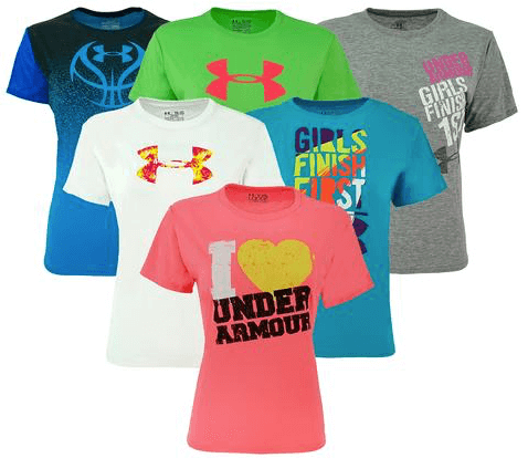 under armour ladies shirts