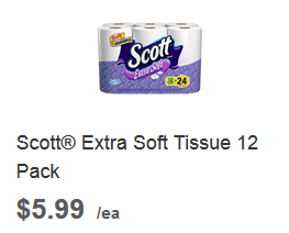 Meijer: Stock Up Deal on Scott Extra Soft Toilet Paper (as low as $2.49)